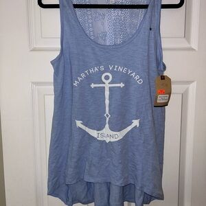 Martha’s Vineyard Island Blue Tank Top